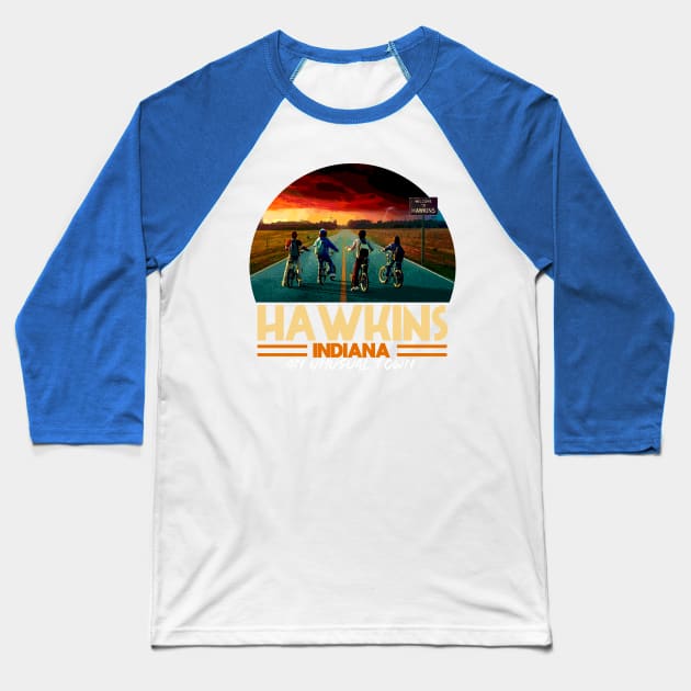 Hawkins Stranger Things Baseball T-Shirt by SibaritShirt